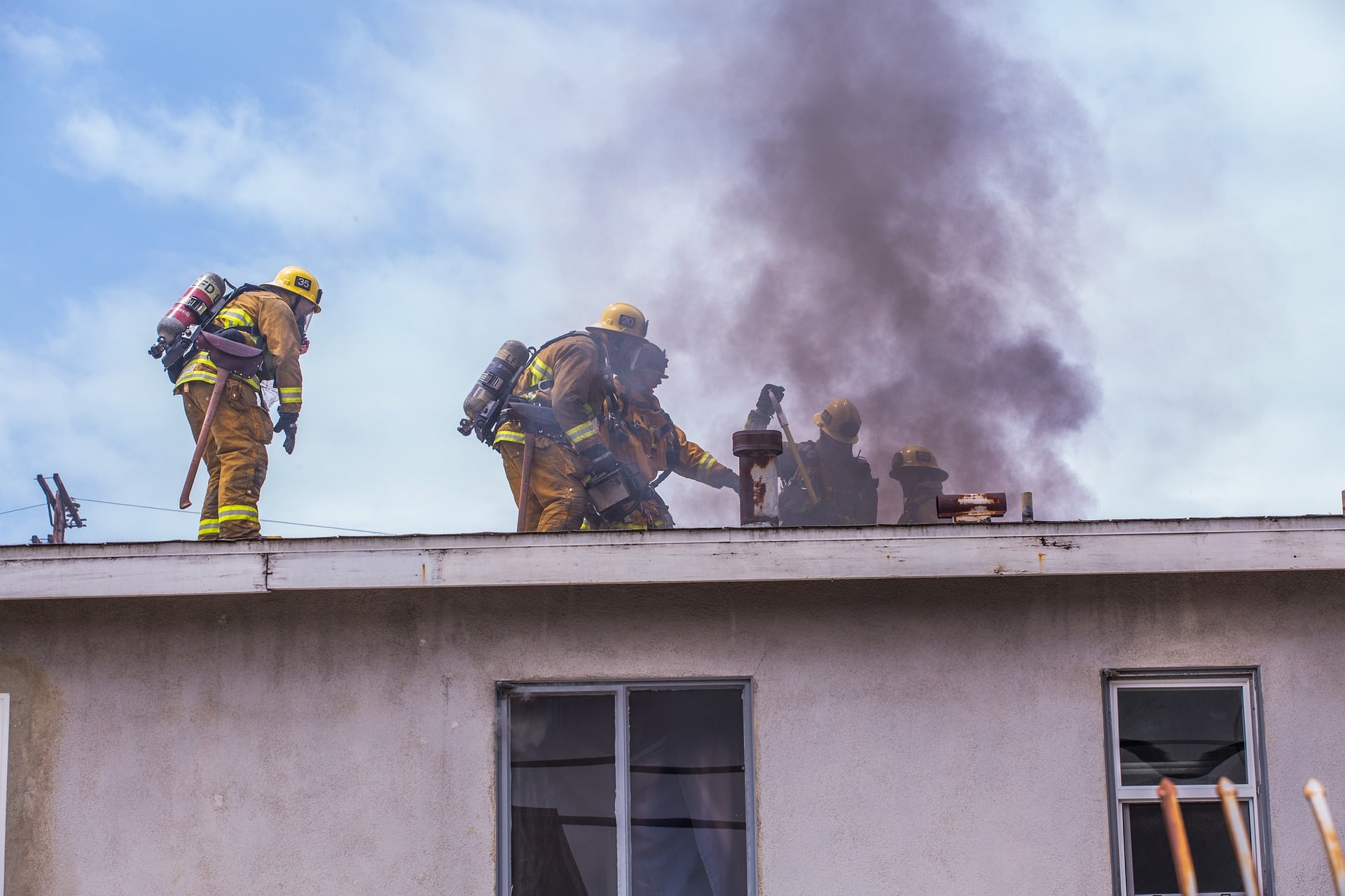 Incendie maison